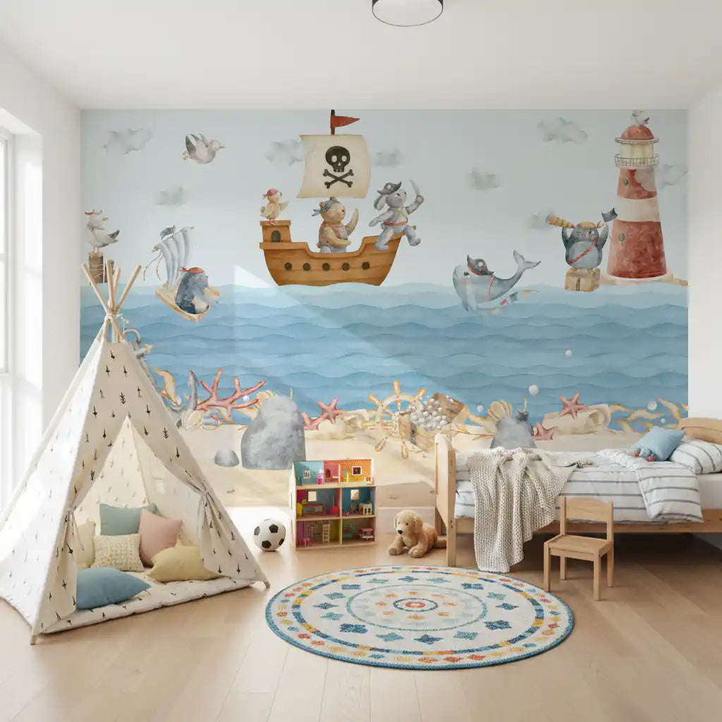 Fresque Murale Amis Nautiques Ahoy !