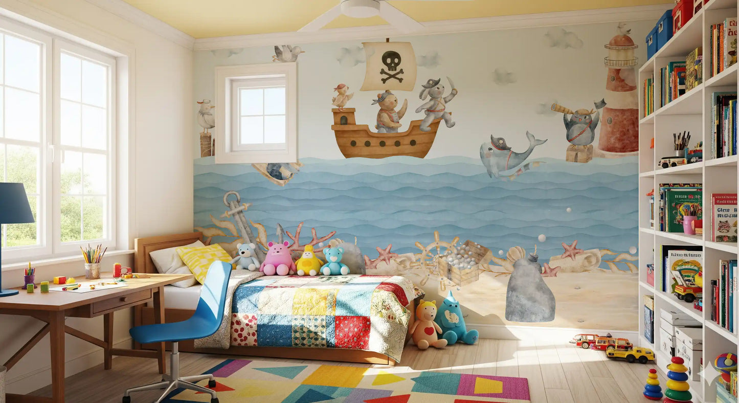 Fresque Murale Amis Nautiques Ahoy !