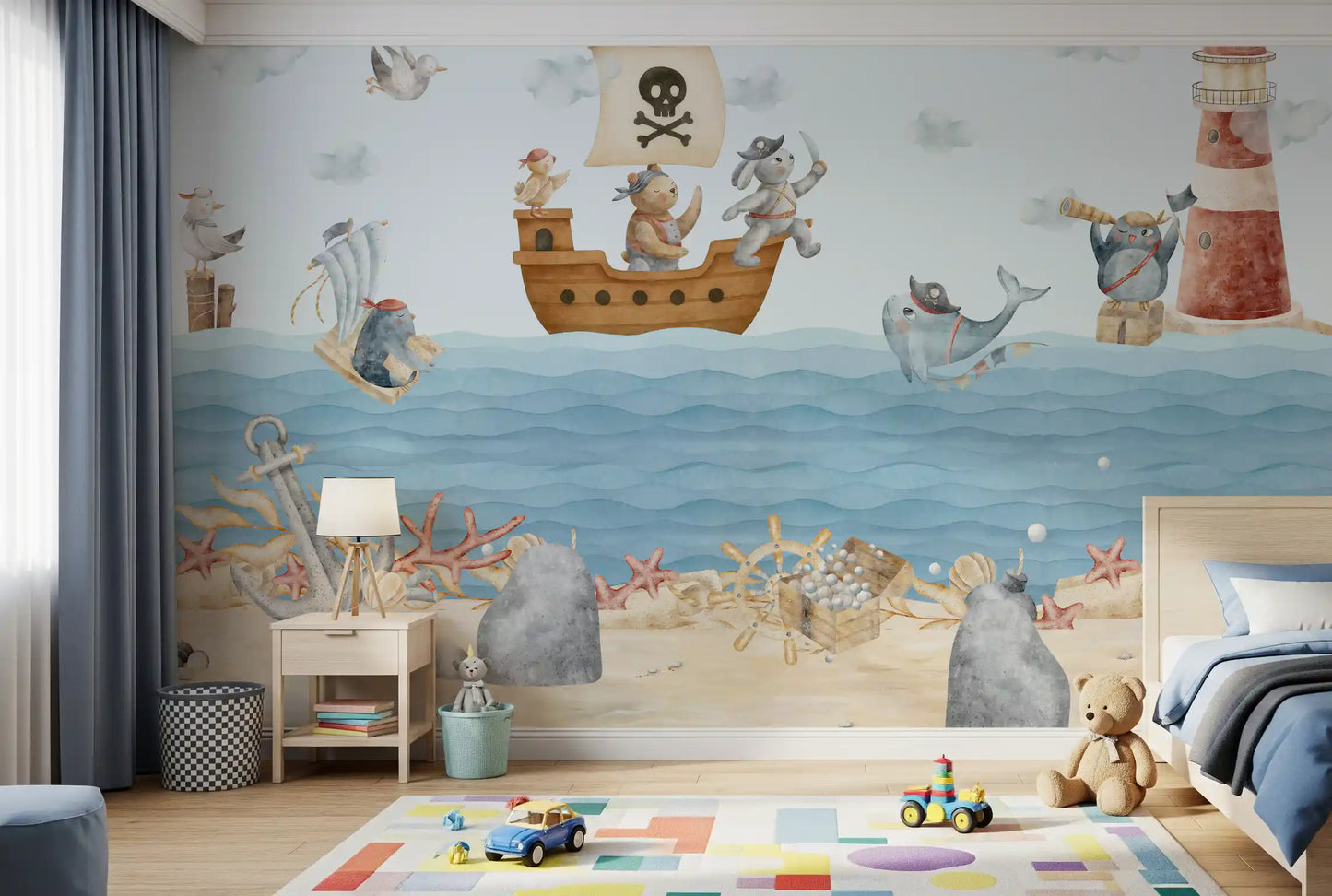 Fresque Murale Amis Nautiques Ahoy !