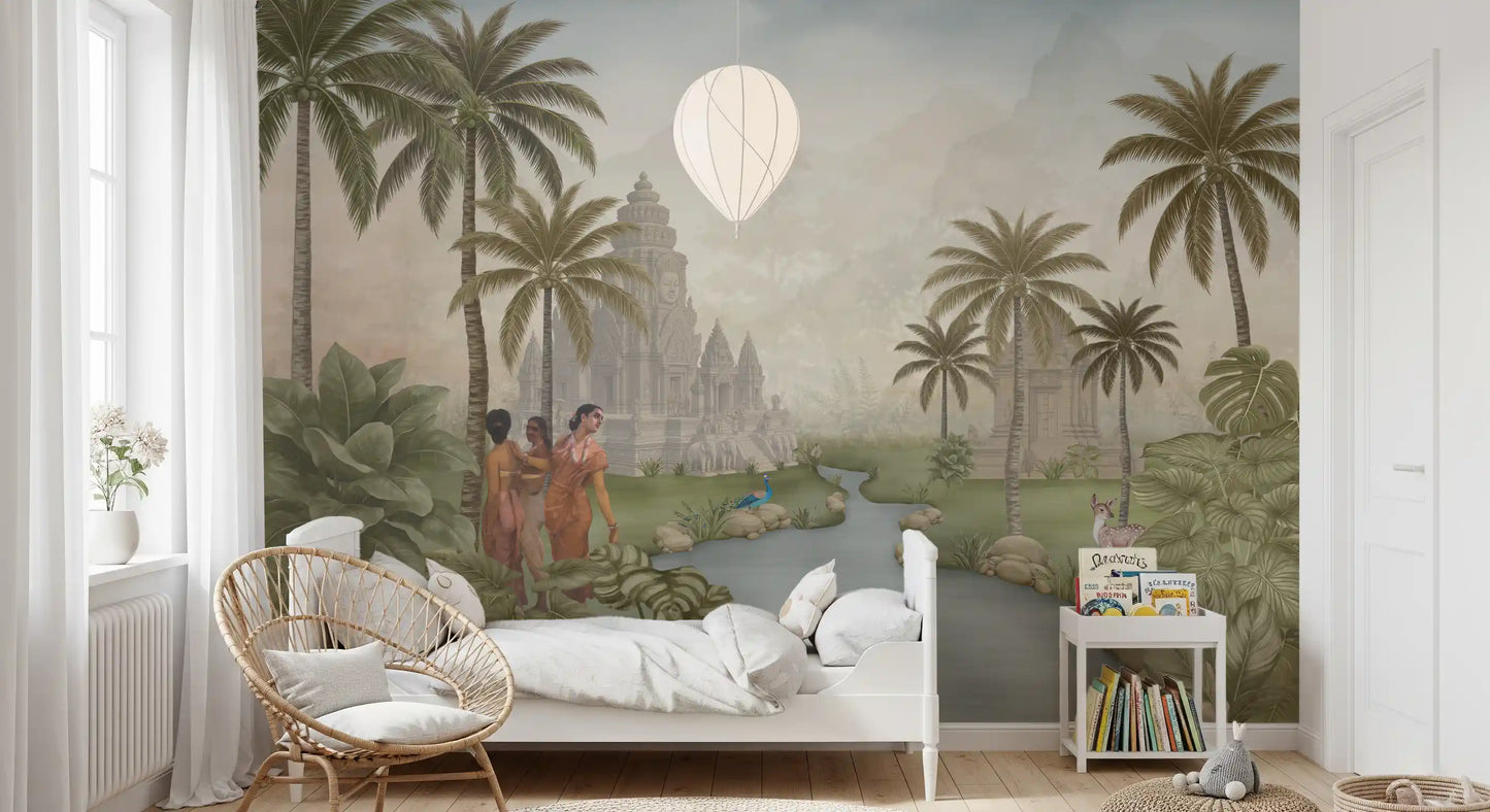 Wandbild Eastern Serenity Grove