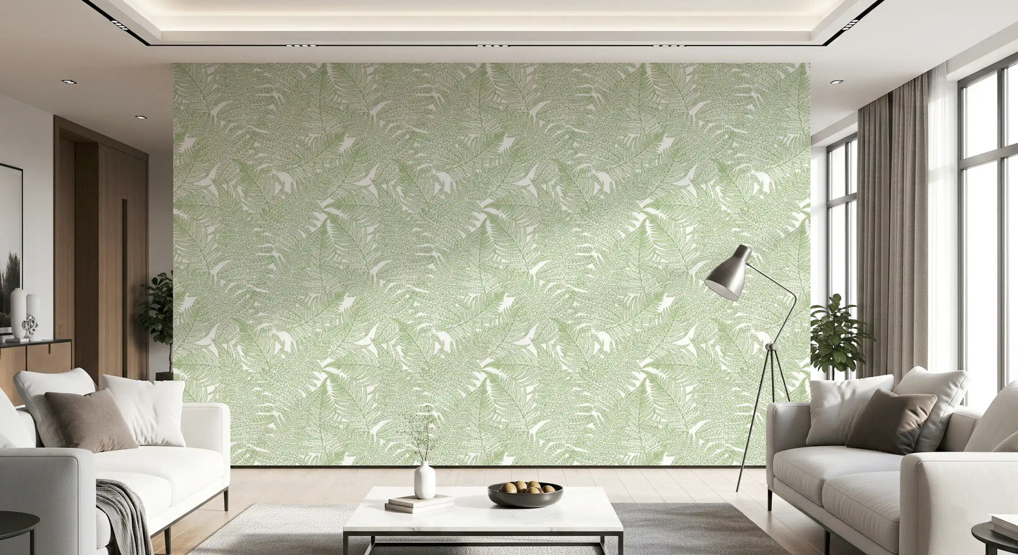 Serene wallscapes: Fern Wallpaper⁠