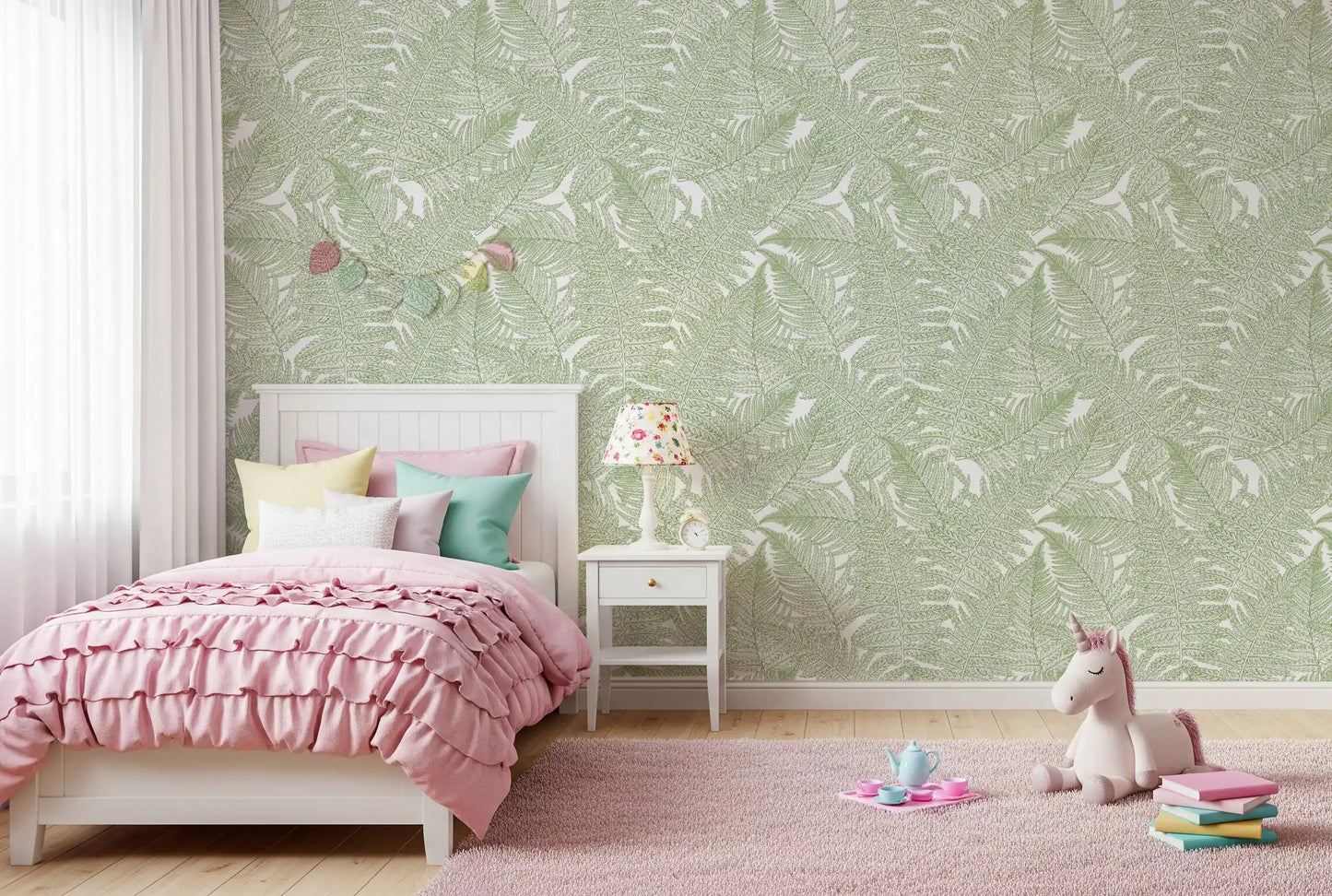 Serene wallscapes: Fern Wallpaper⁠