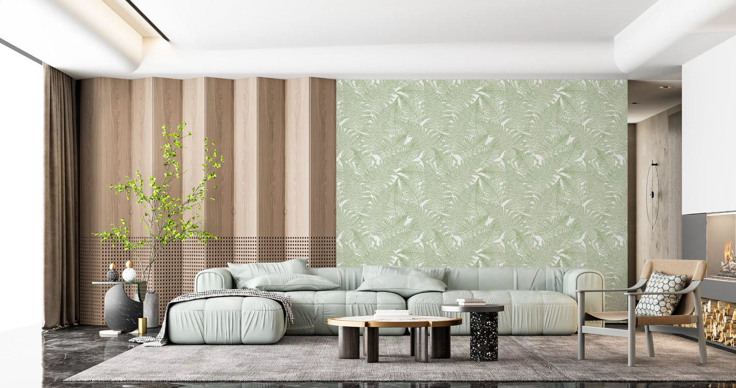 Serene wallscapes: Fern Wallpaper⁠