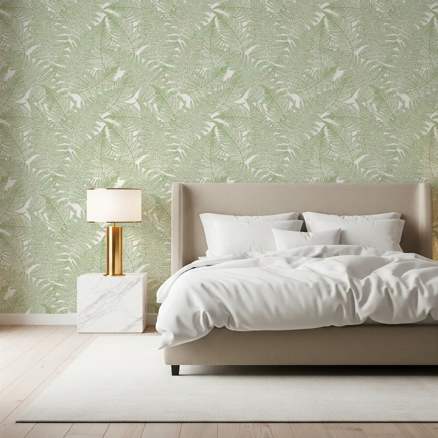 Serene wallscapes: Fern Wallpaper⁠