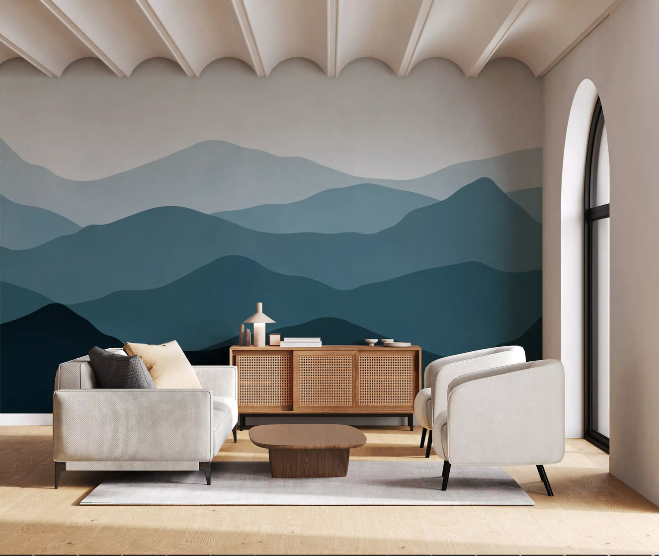 Layered Horizon 2 Wandbild