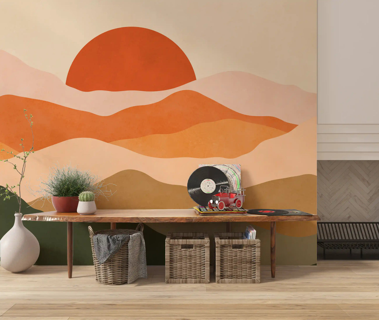 Terra Vista Glow Wandbild