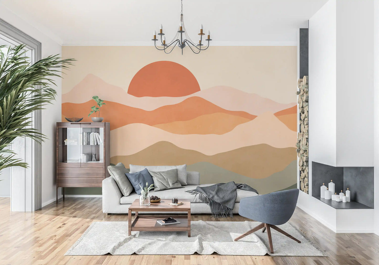 Terra Vista Glow Wandbild