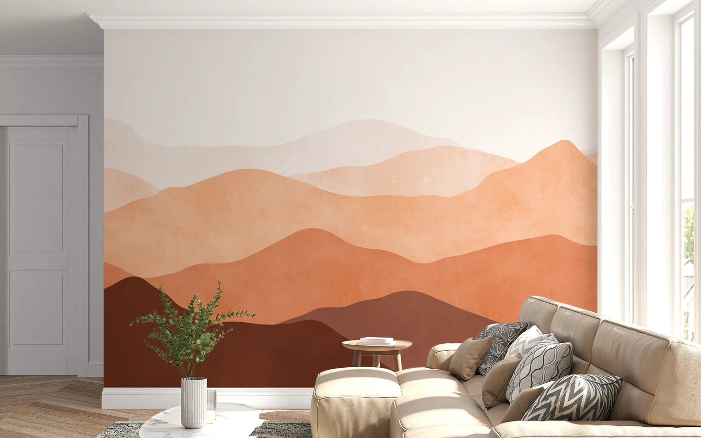 Papier peint panoramique Crête Terreuse