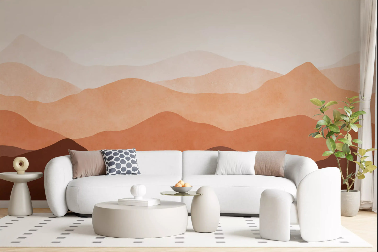 Papier peint panoramique Crête Terreuse