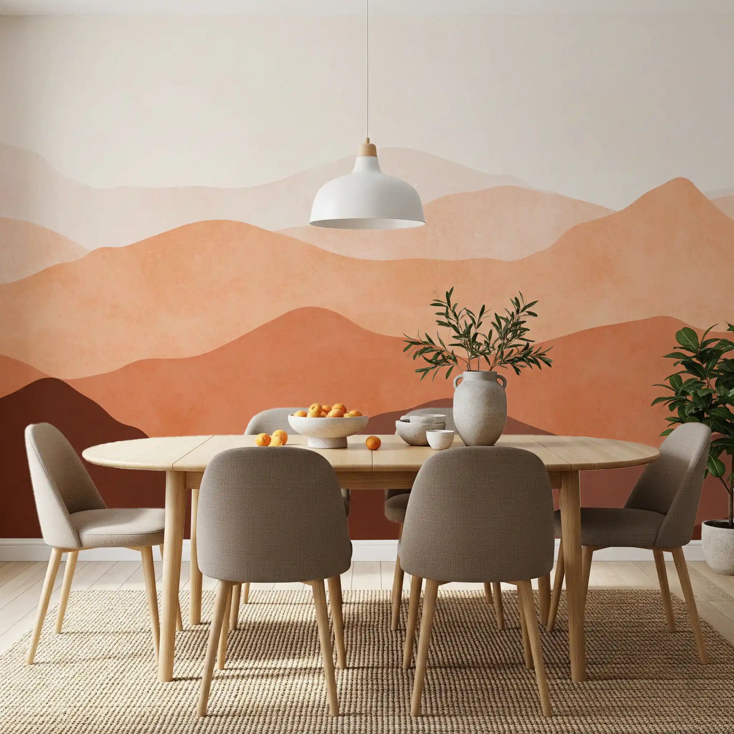 Papier peint panoramique Crête Terreuse