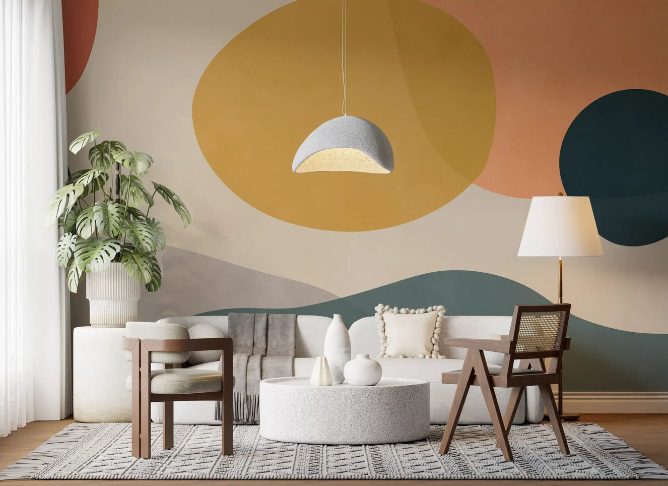 Abstract Earth Forms Wall Mural