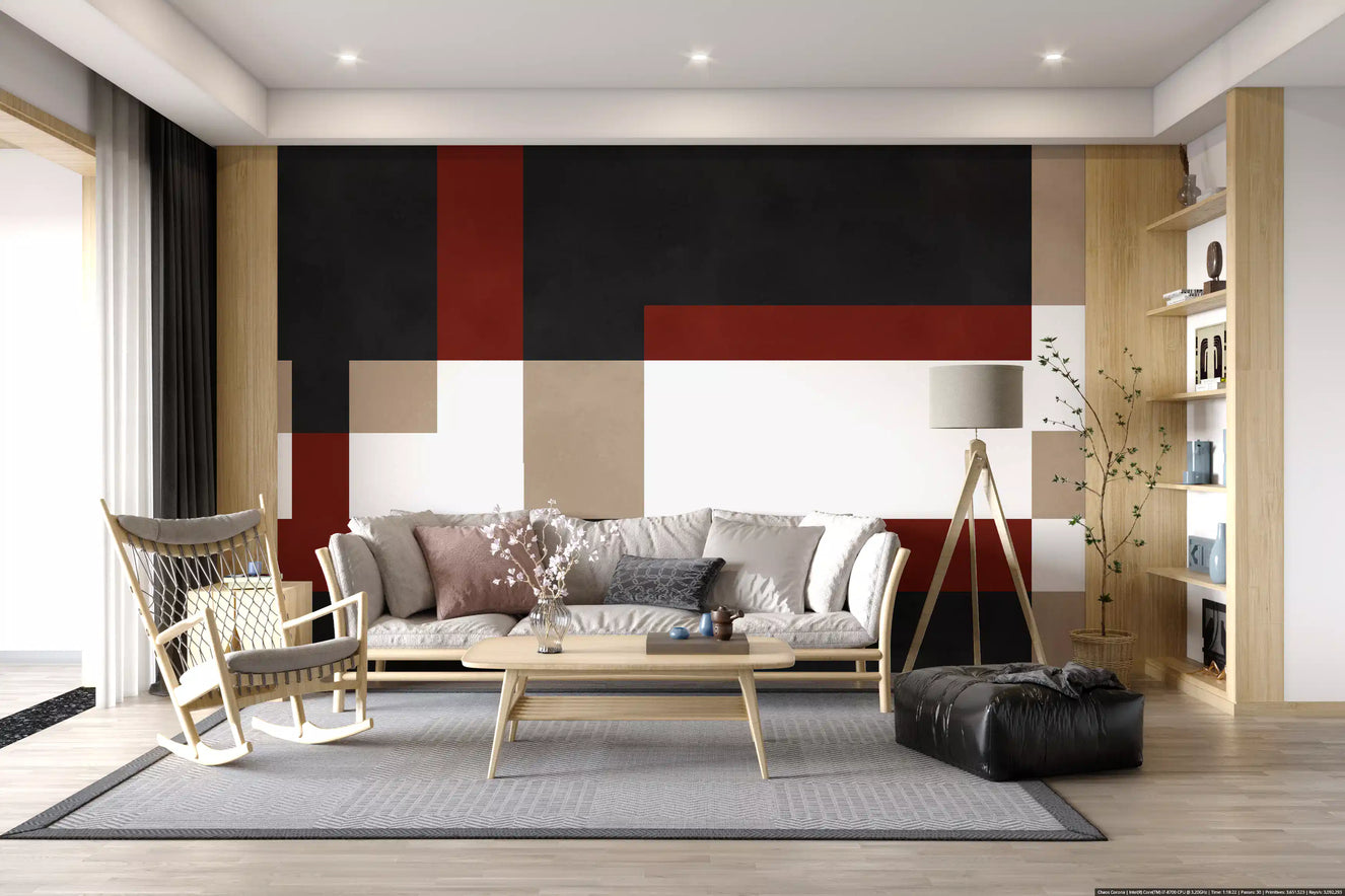 Papier peint mural Fusion Bloc Audacieux