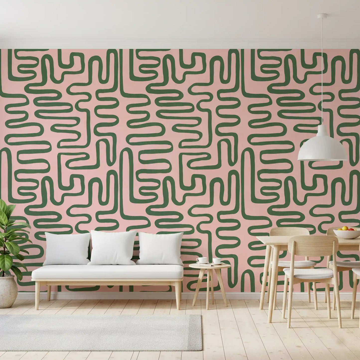 Papier peint mural Soft Flow Maze