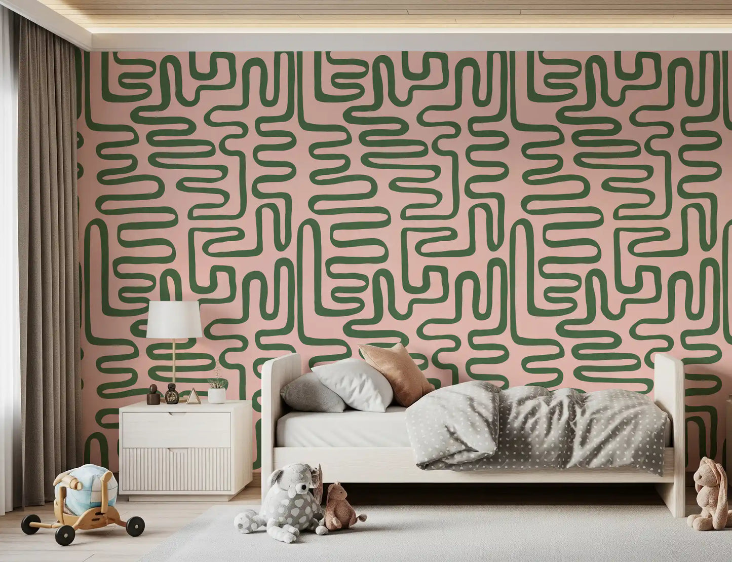Papier peint mural Soft Flow Maze
