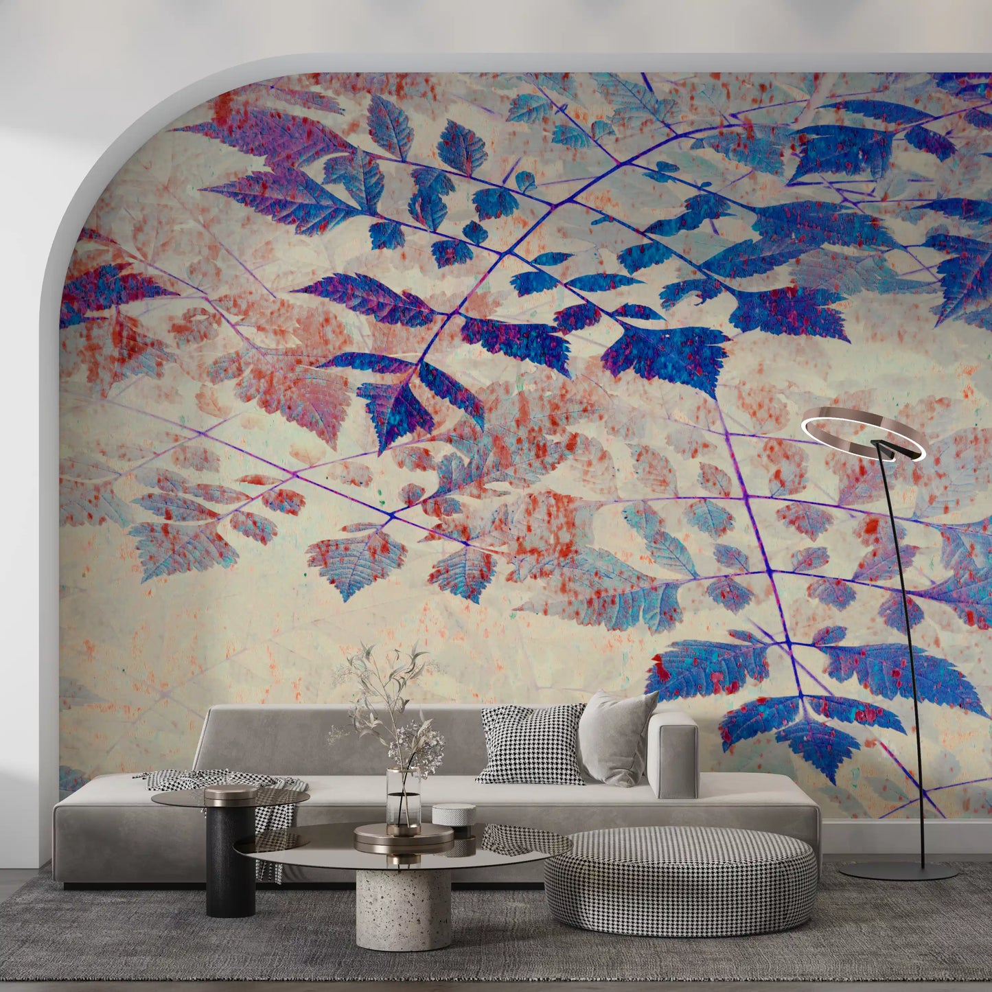 Tapet mural Indigo Foliage
