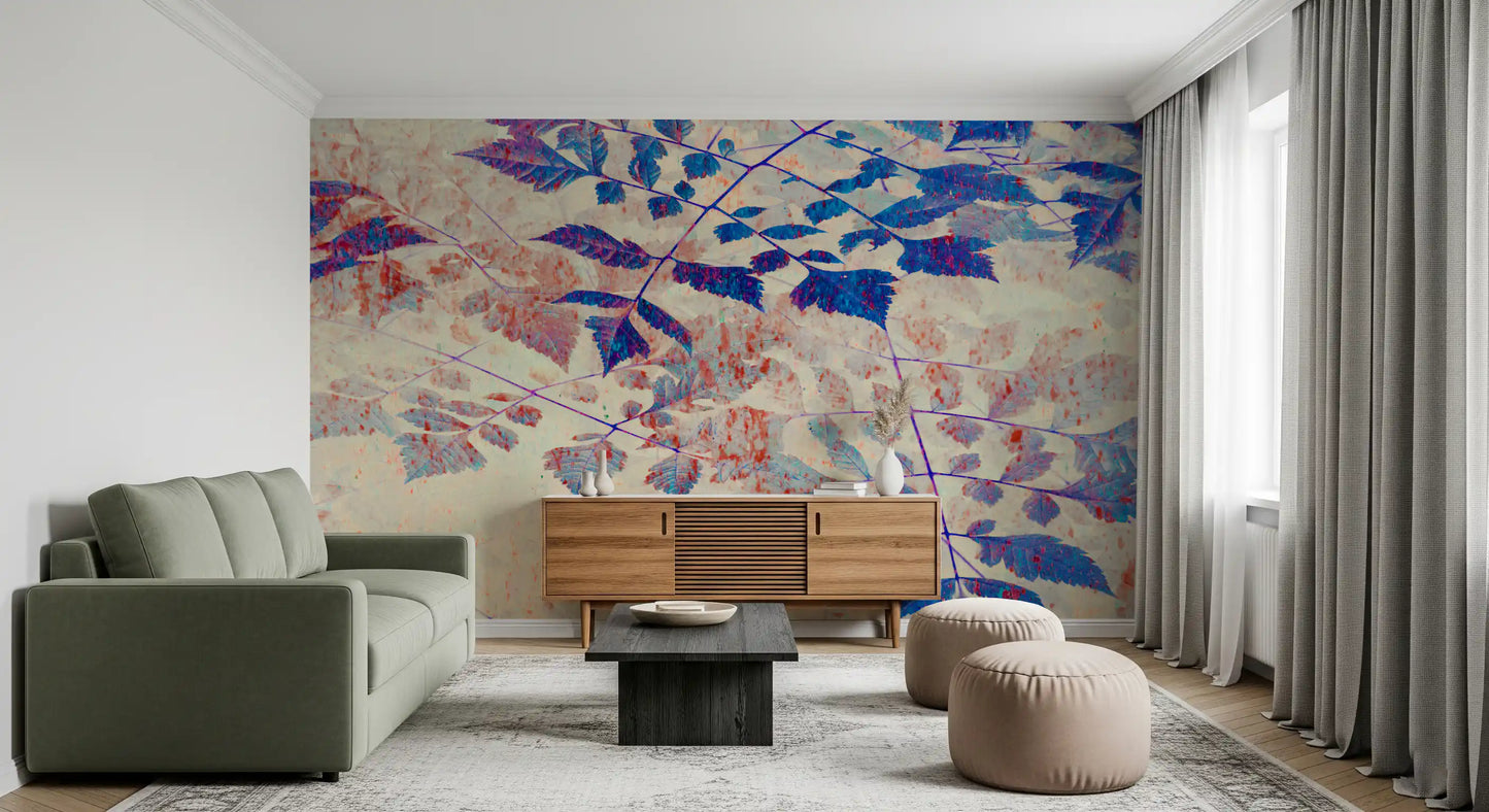 Tapet mural Indigo Foliage