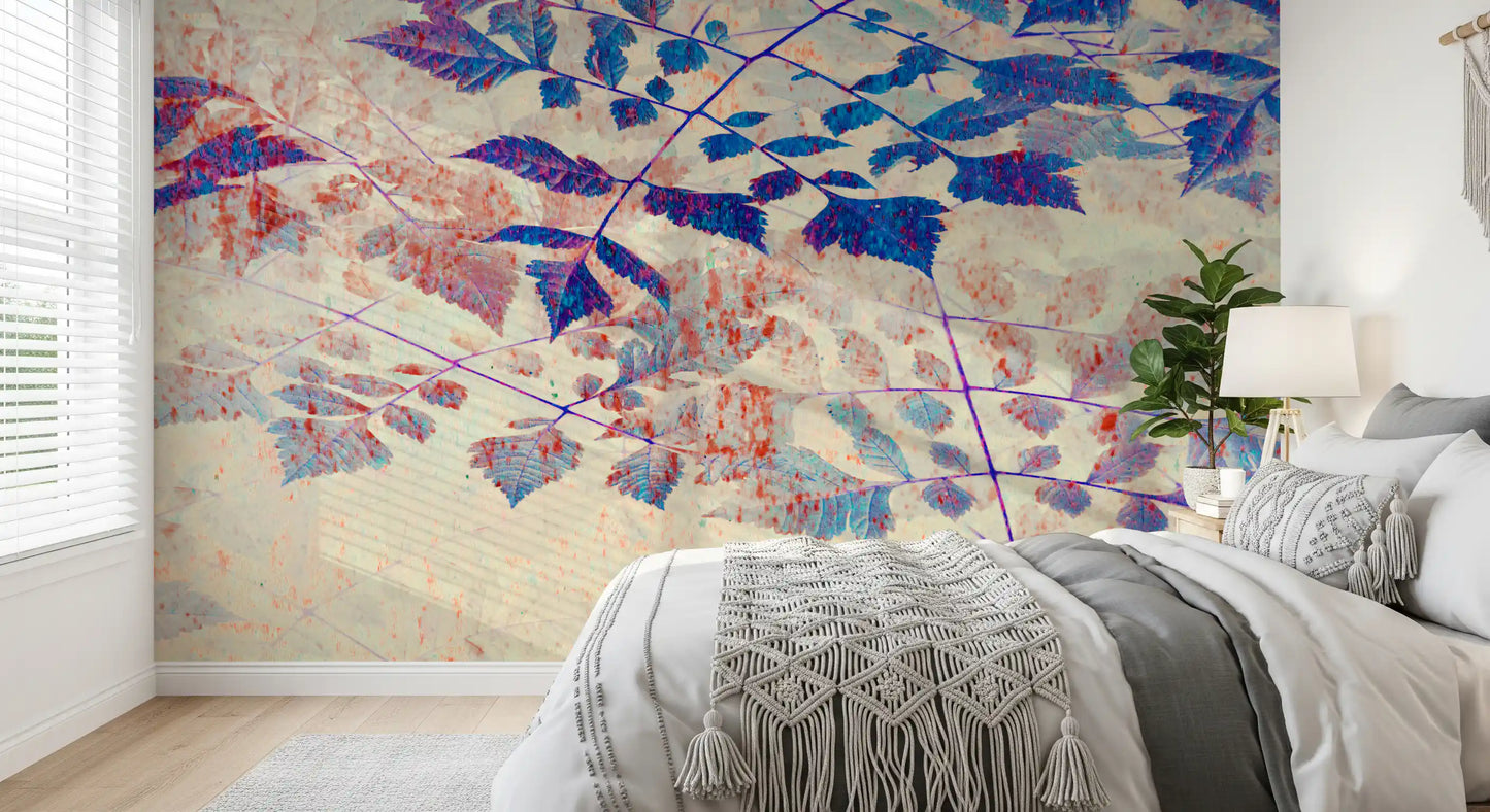 Tapet mural Indigo Foliage