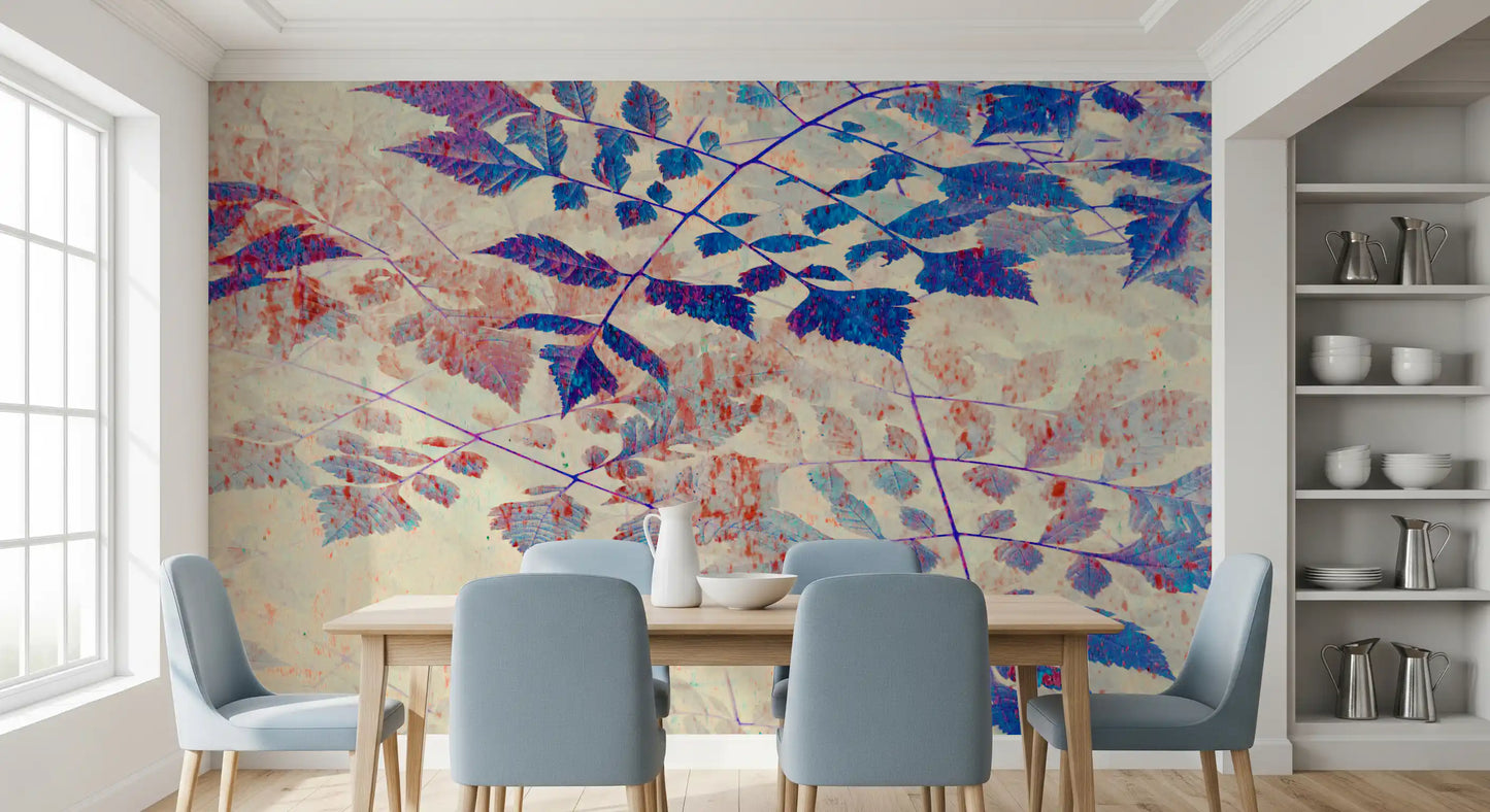 Tapet mural Indigo Foliage