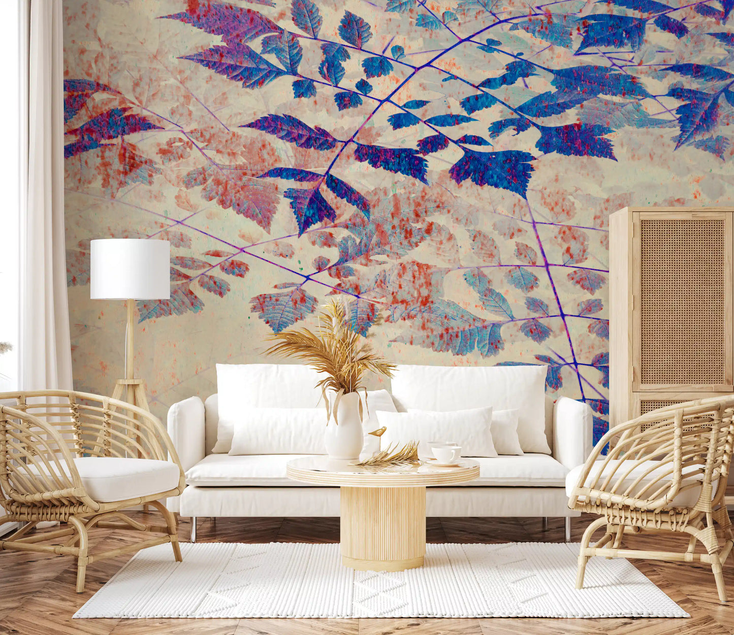 Tapet mural Indigo Foliage