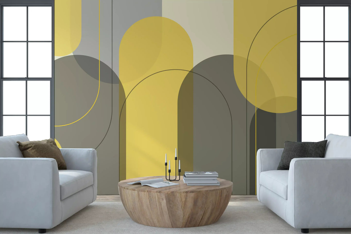 Fresque Murale Arcades Sunstone