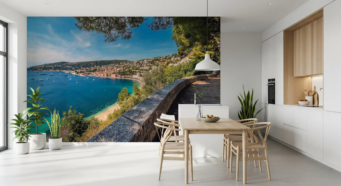 Villefranche-sur-Mer rannikkoseikkailu seinämaalaus