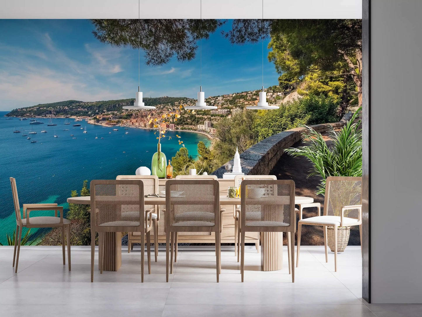 Villefranche-sur-Mer rannikkoseikkailu seinämaalaus