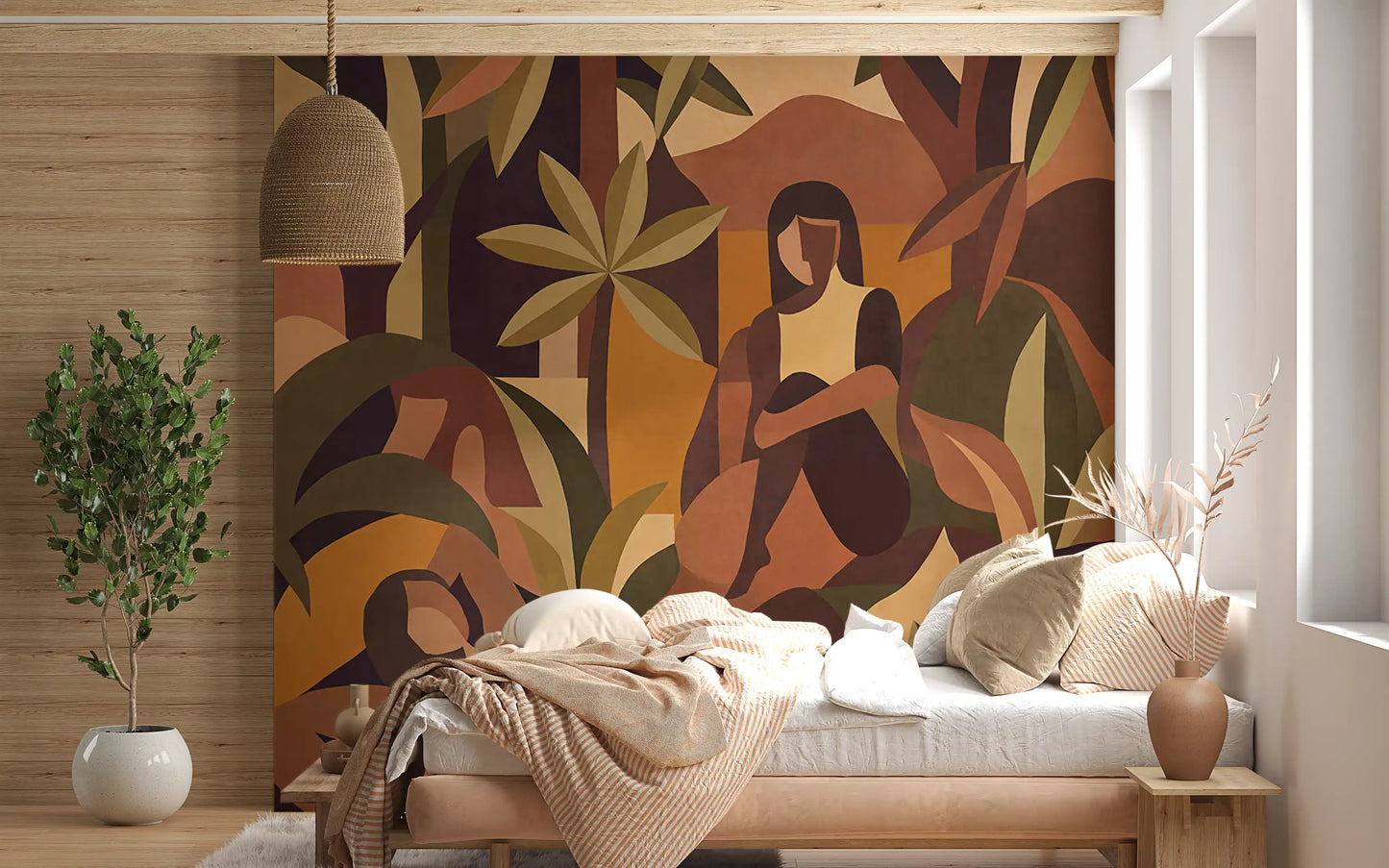 Mural de Parede Amber Bloom