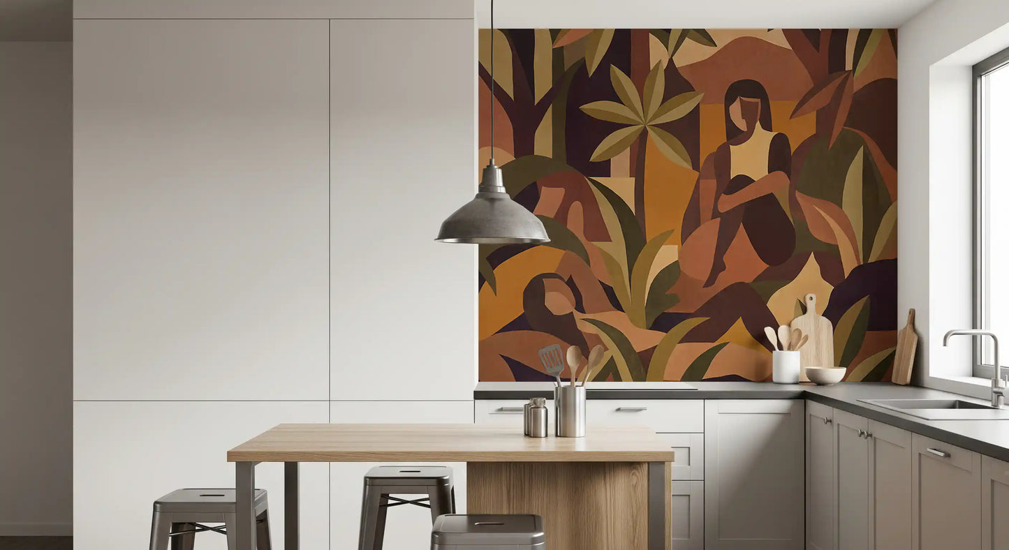 Mural de Parede Amber Bloom