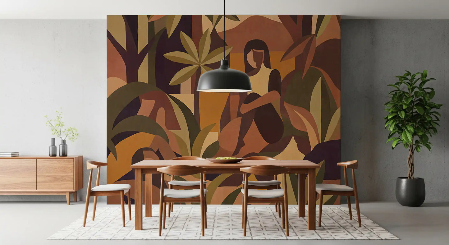Mural de Parede Amber Bloom