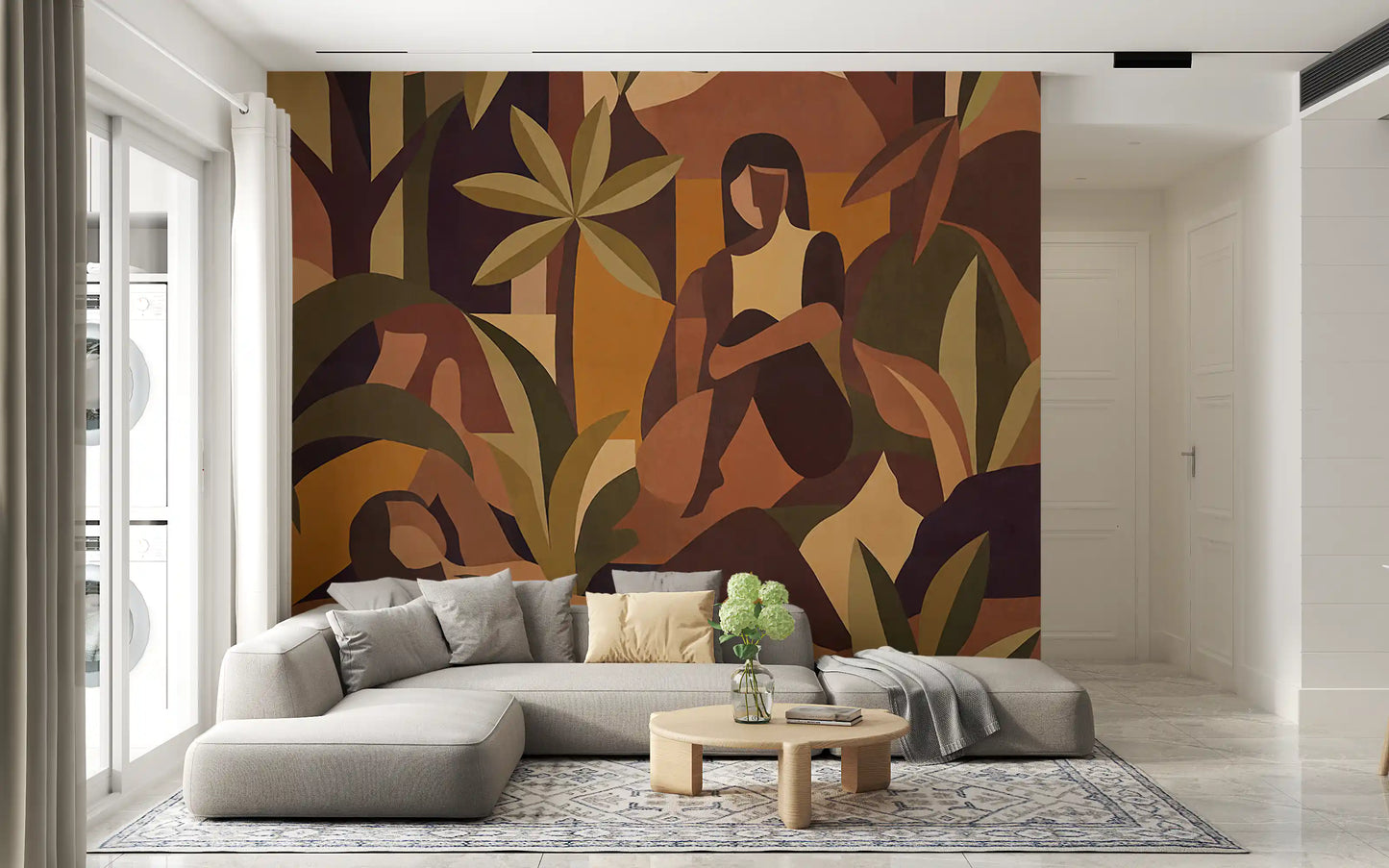 Mural de Parede Amber Bloom