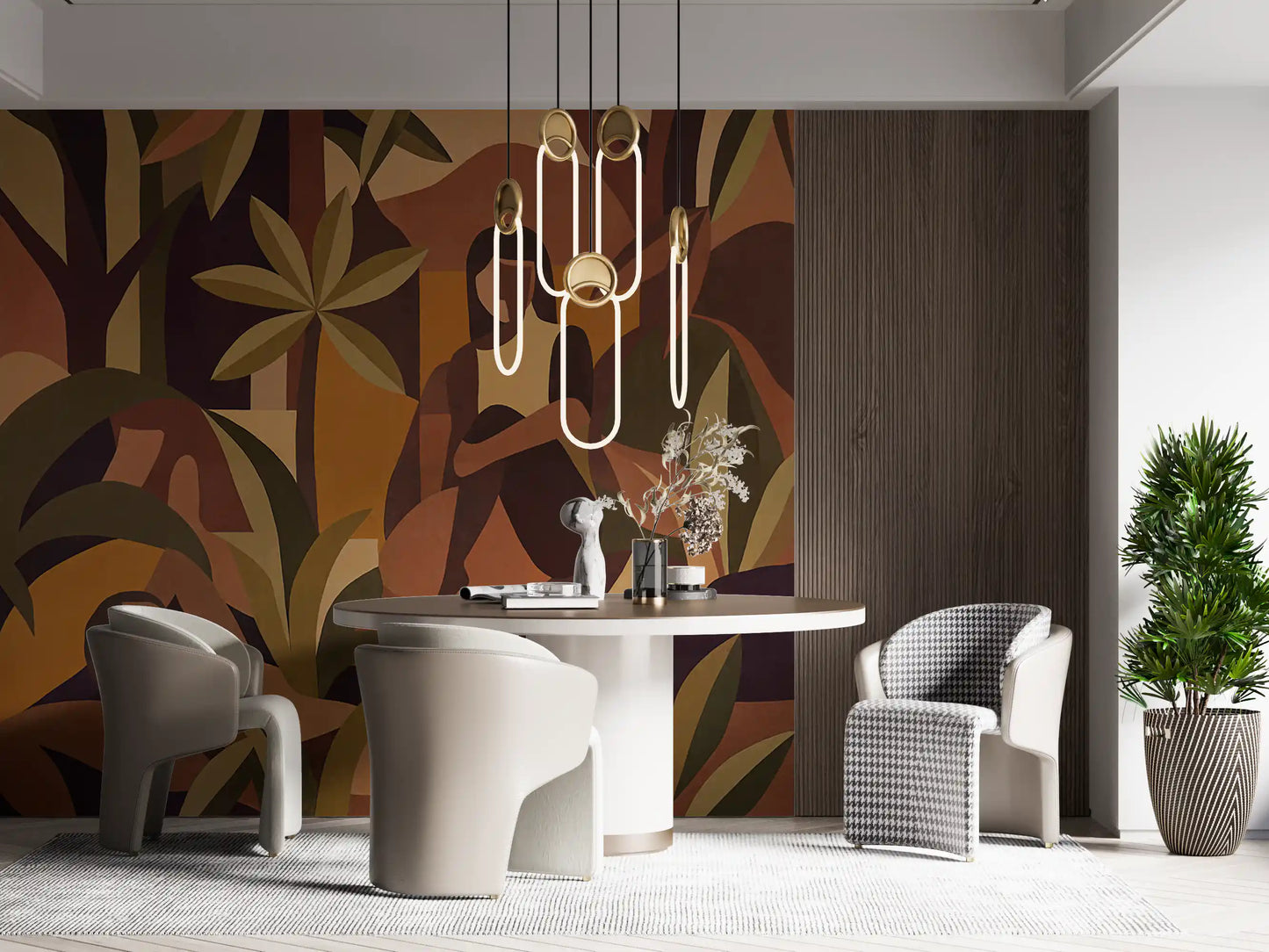 Mural de Parede Amber Bloom