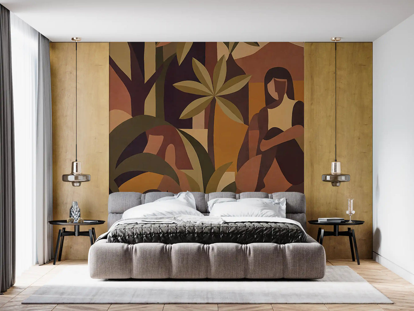 Mural de Parede Amber Bloom