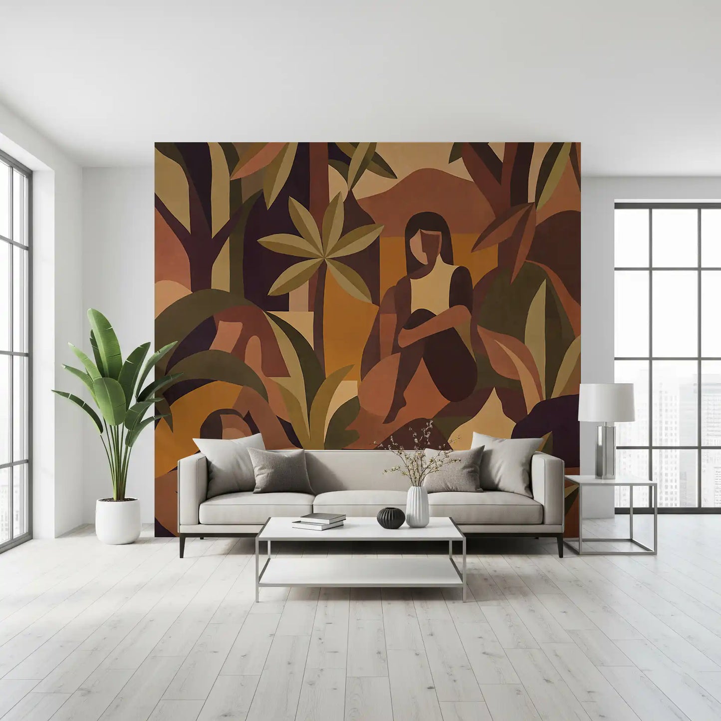 Mural de Parede Amber Bloom