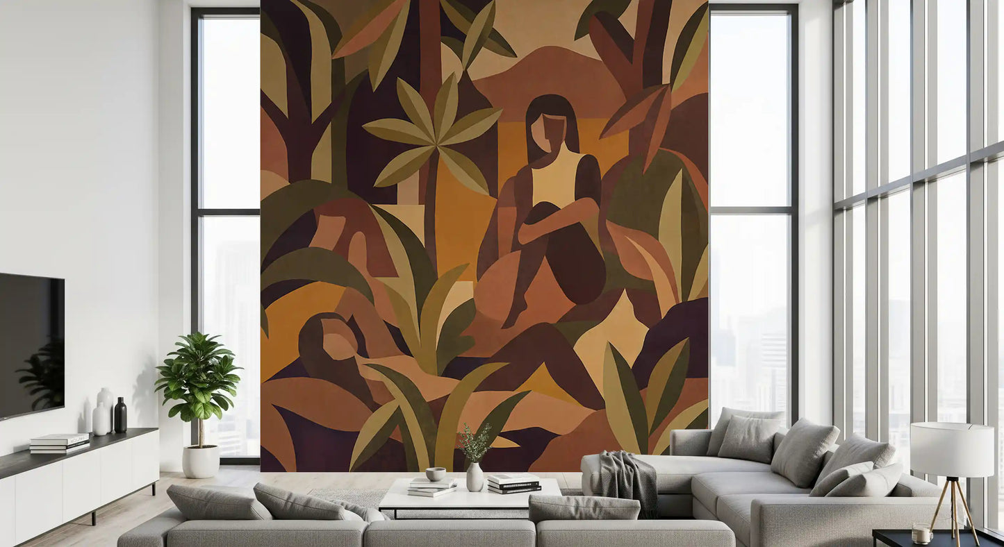 Mural de Parede Amber Bloom