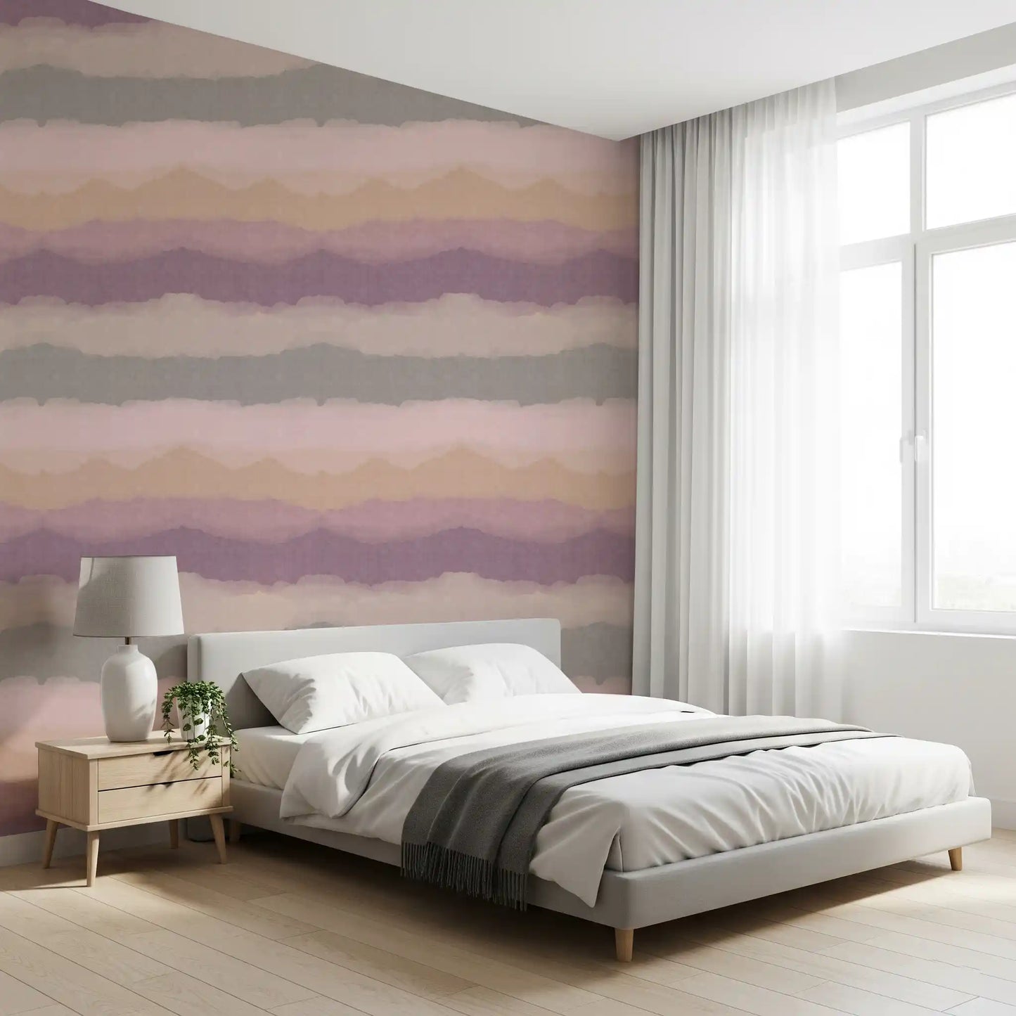 Papier peint Horizon peint au lever de soleil Relax