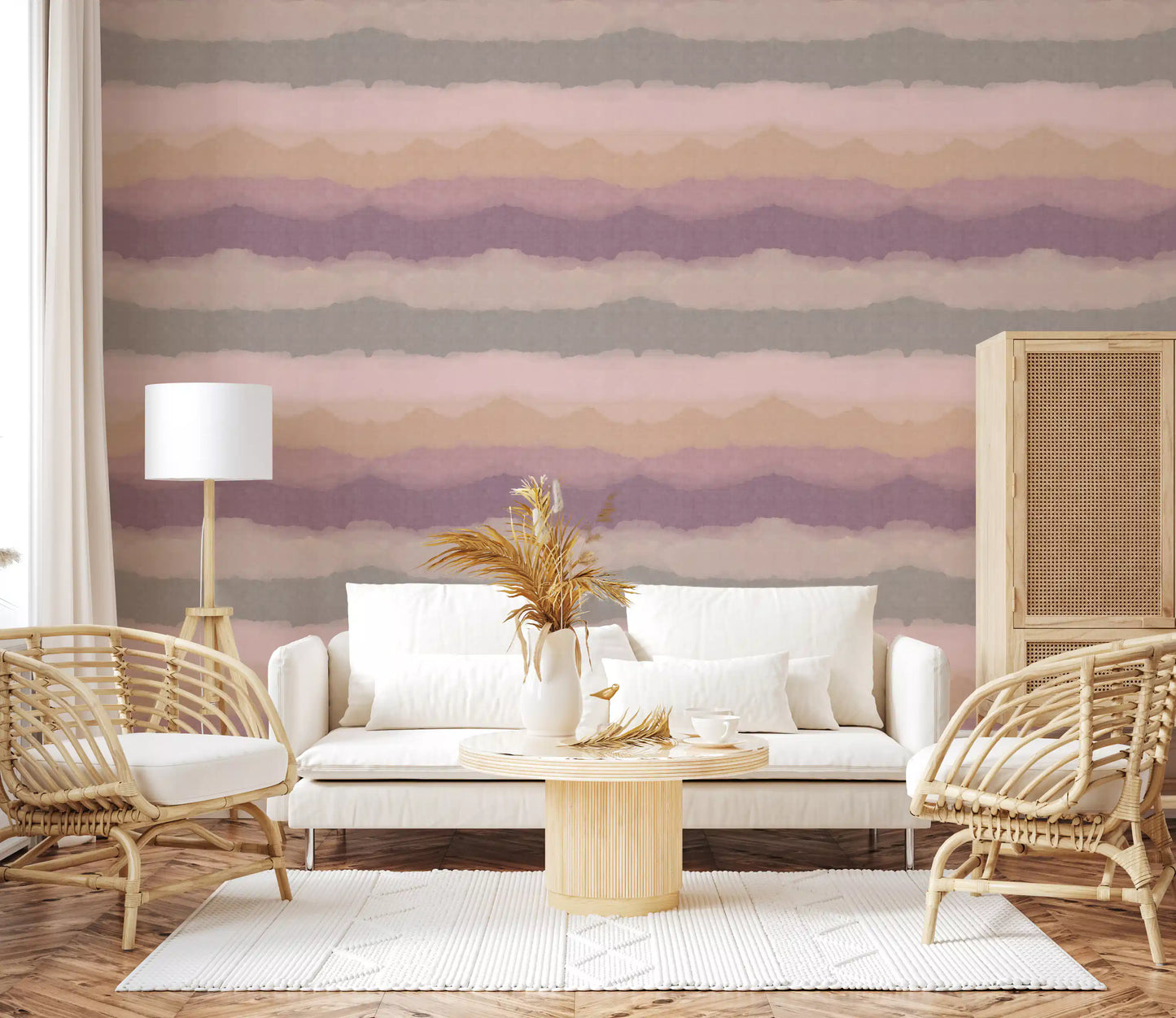 Papier peint Horizon peint au lever de soleil Relax