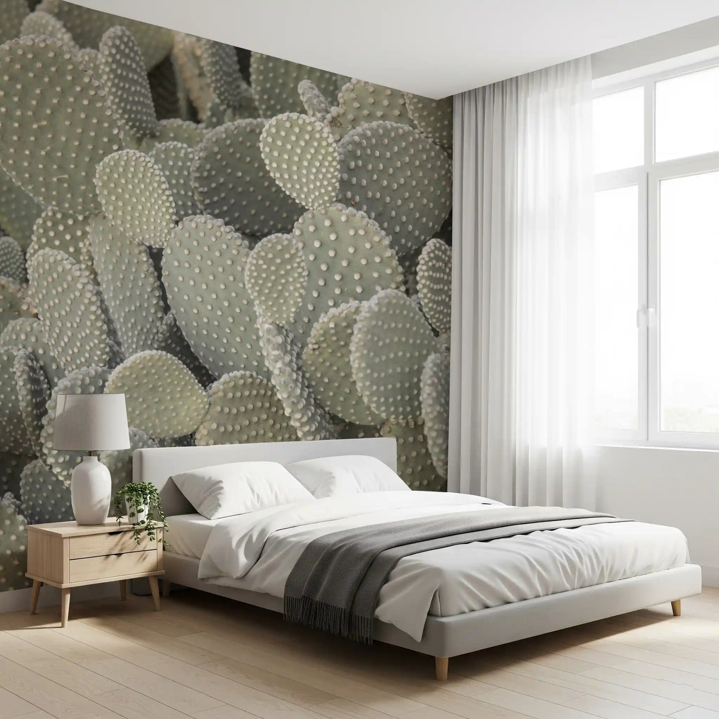Tapet mural cu fundal de cactuși