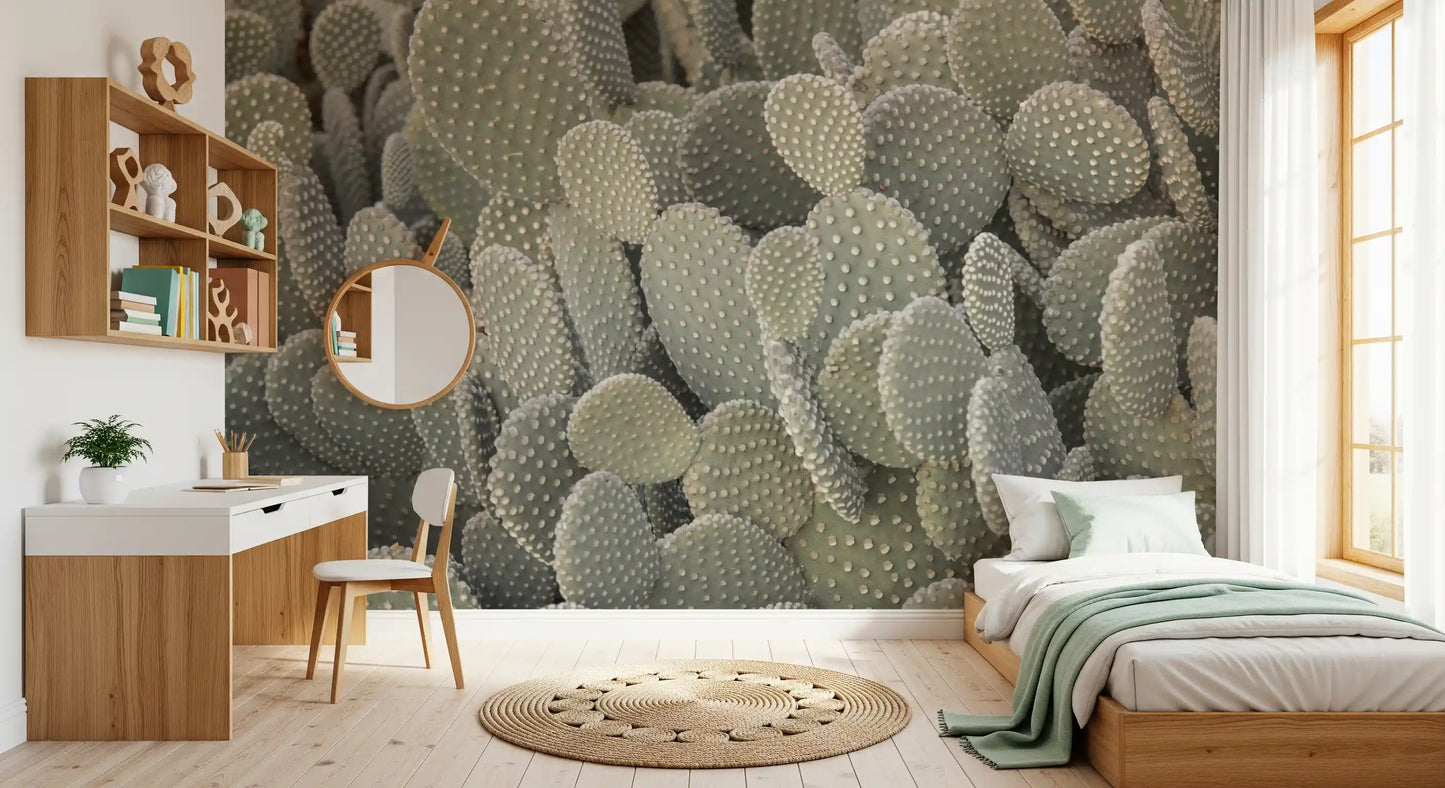 Tapet mural cu fundal de cactuși