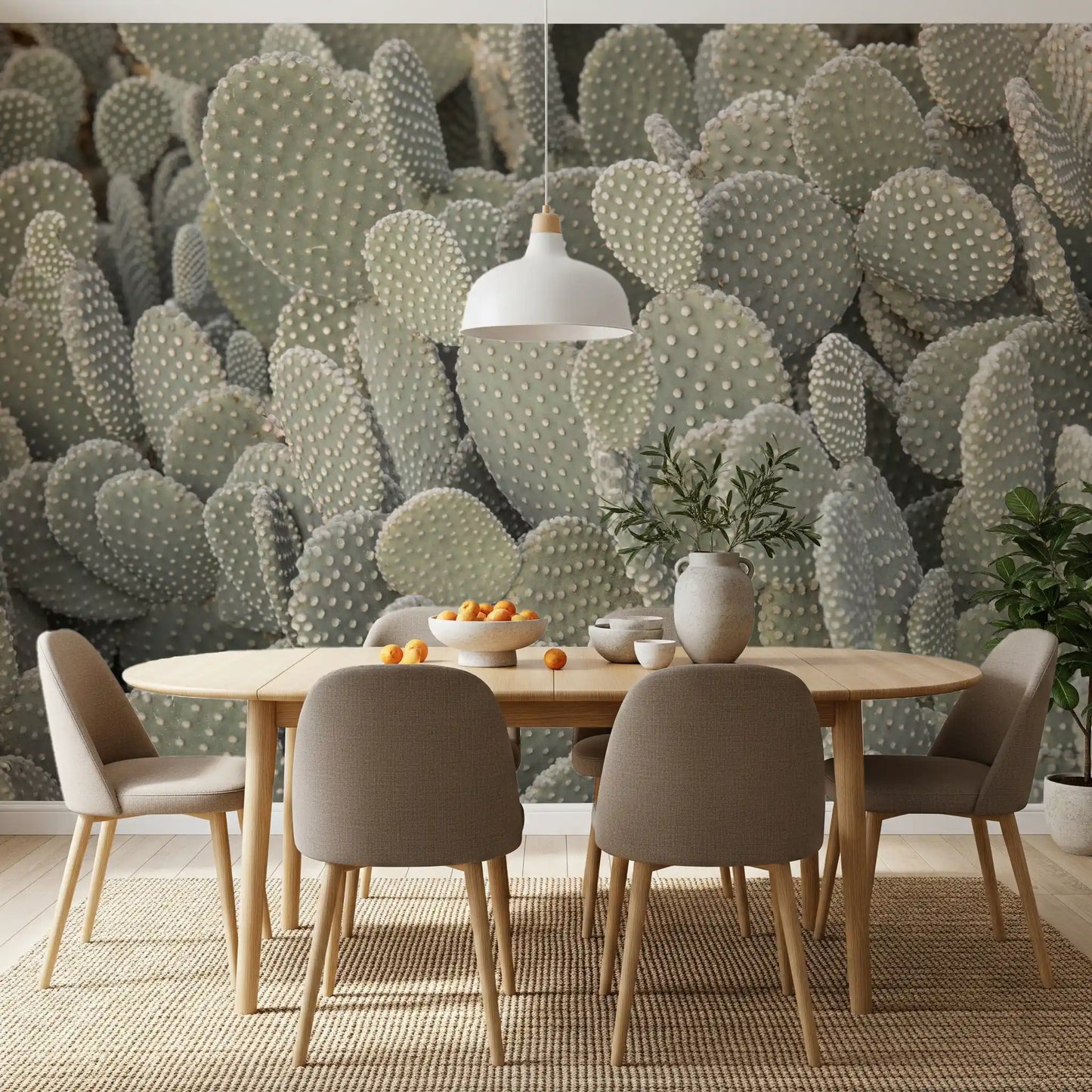 Tapet mural cu fundal de cactuși