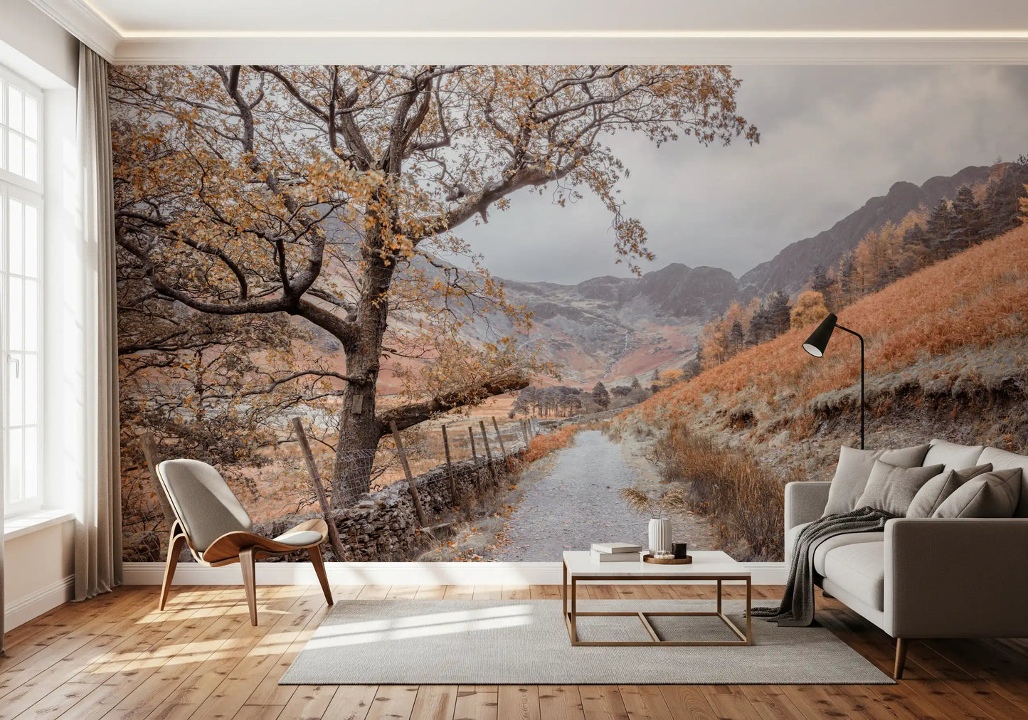 Fototapeta Golden Valley Trail