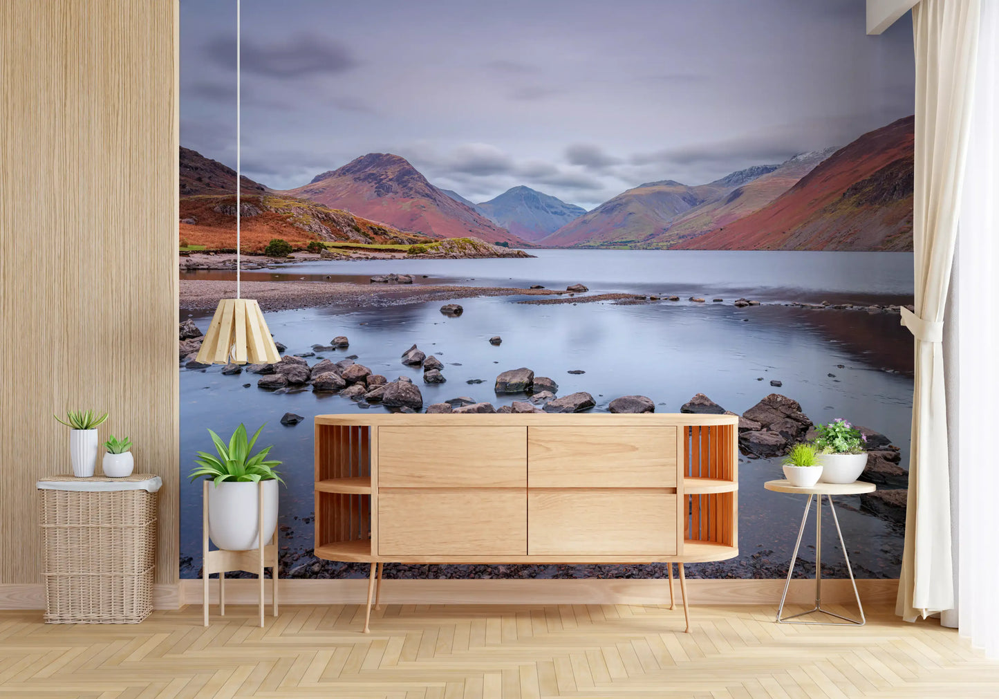 Wastwater's Herbstliche Umarmung Wandbild
