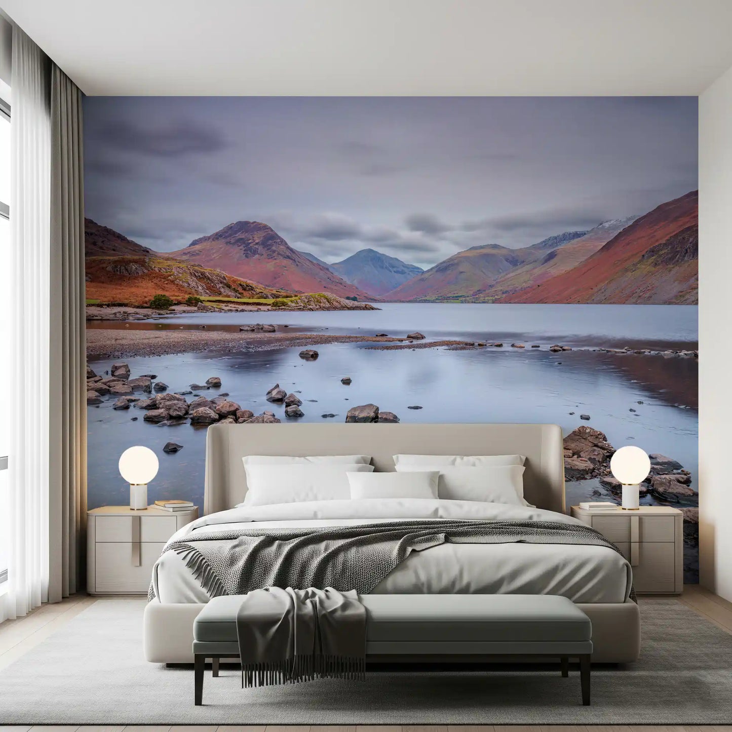 Wastwater's Herbstliche Umarmung Wandbild