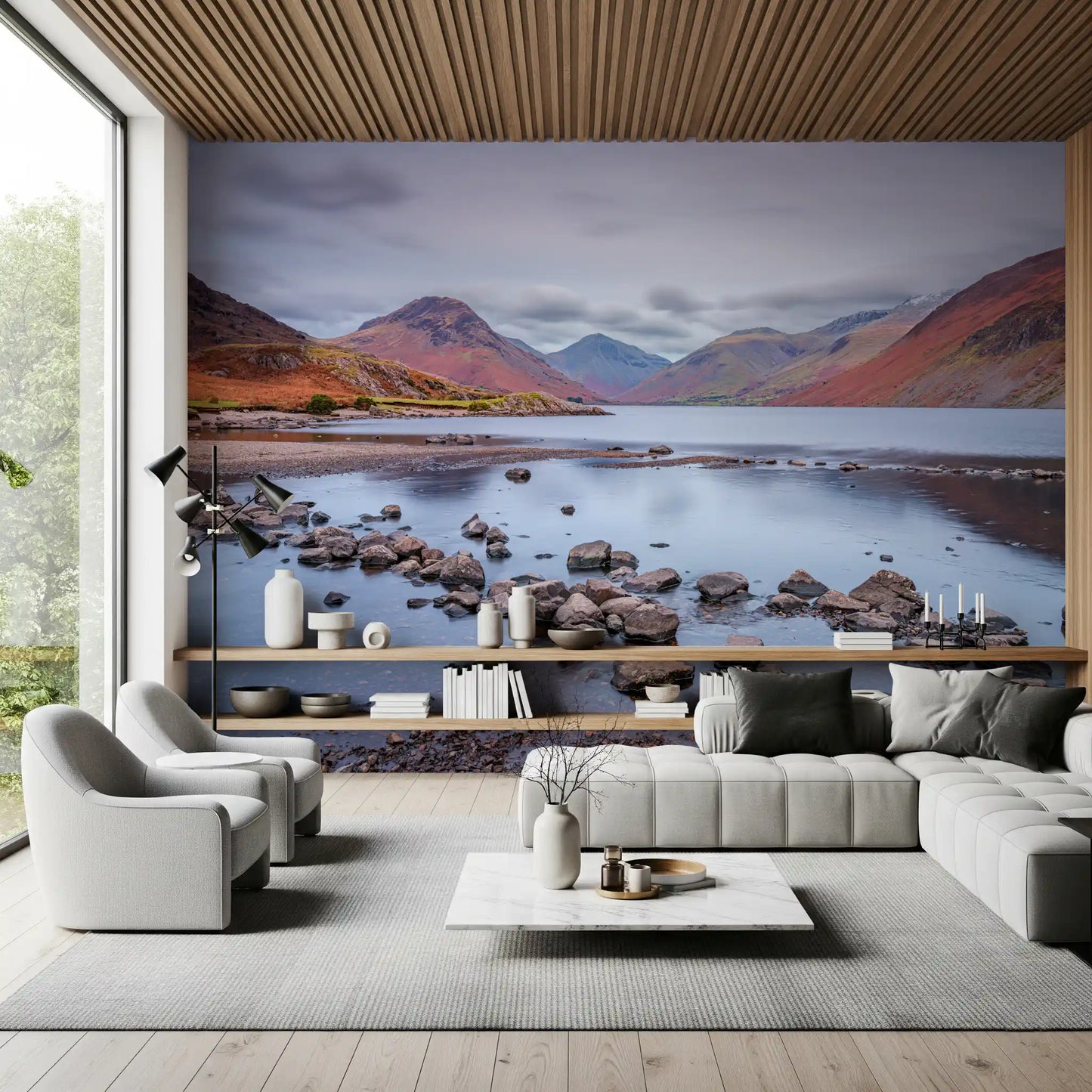 Wastwater's Herbstliche Umarmung Wandbild