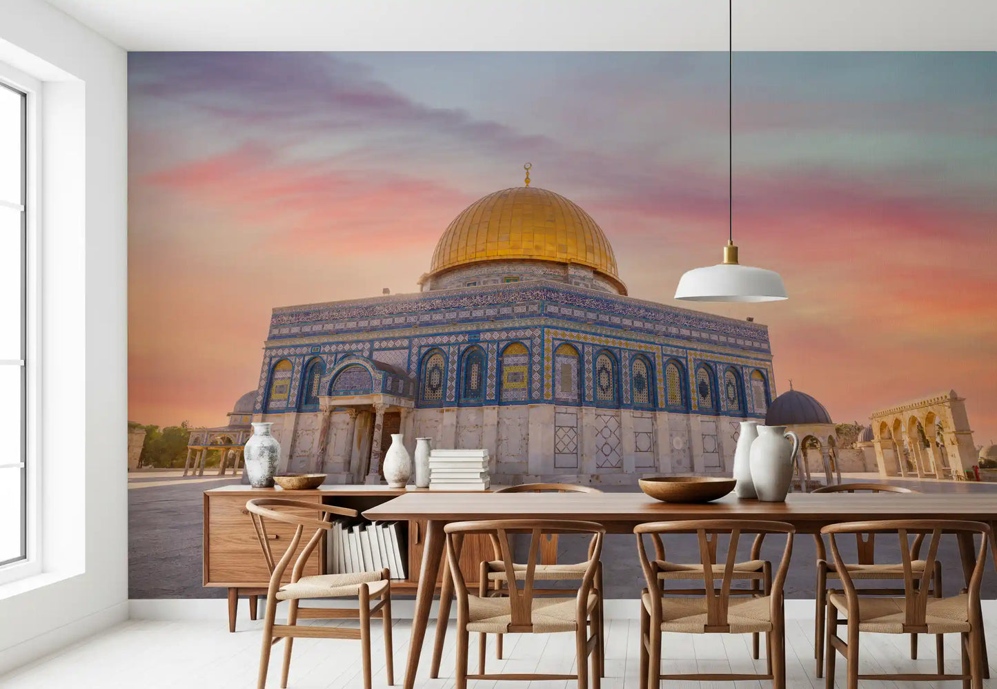 Ora de Aur din Ierusalim: Tablou mural Domul Stâncii