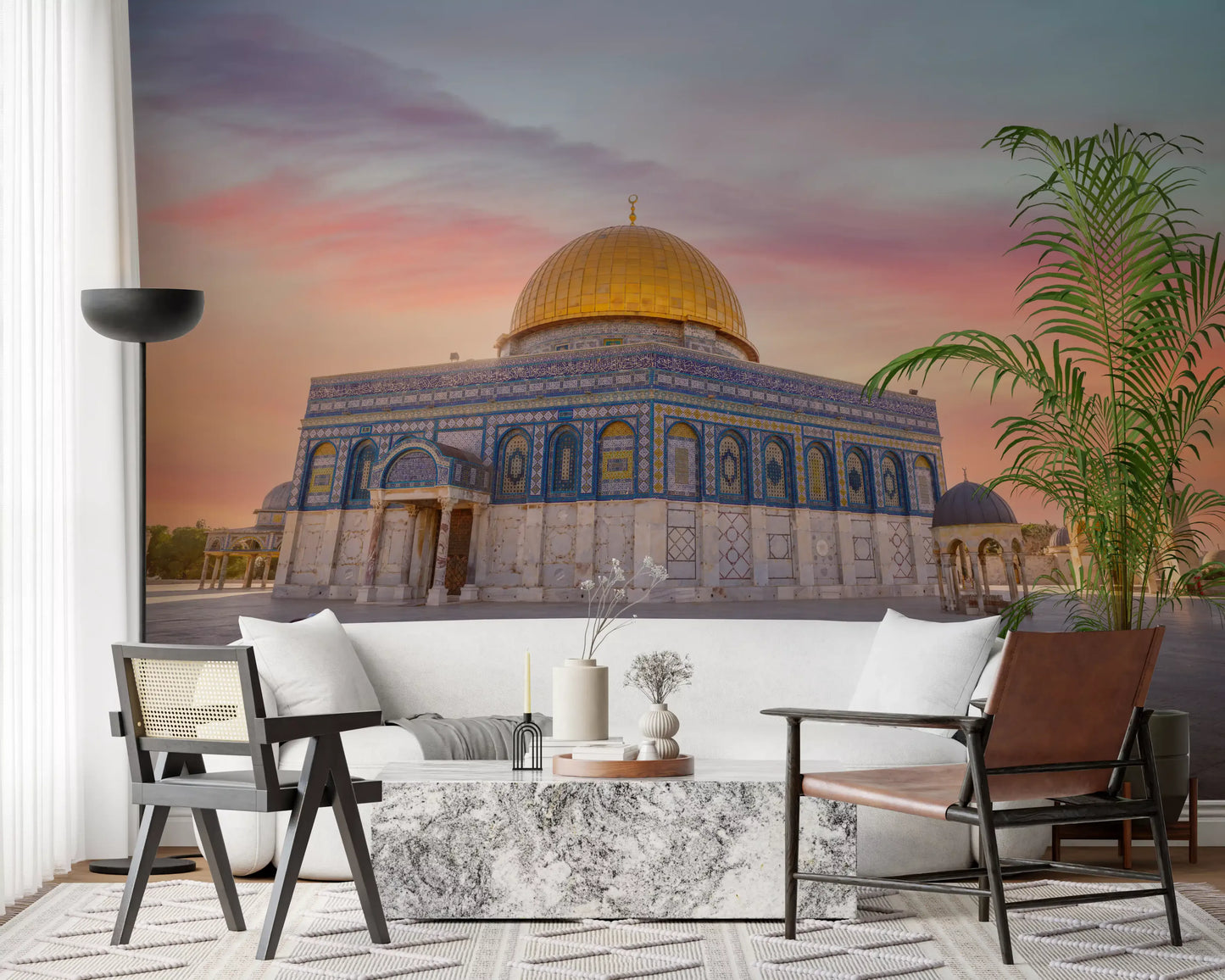 Ora de Aur din Ierusalim: Tablou mural Domul Stâncii