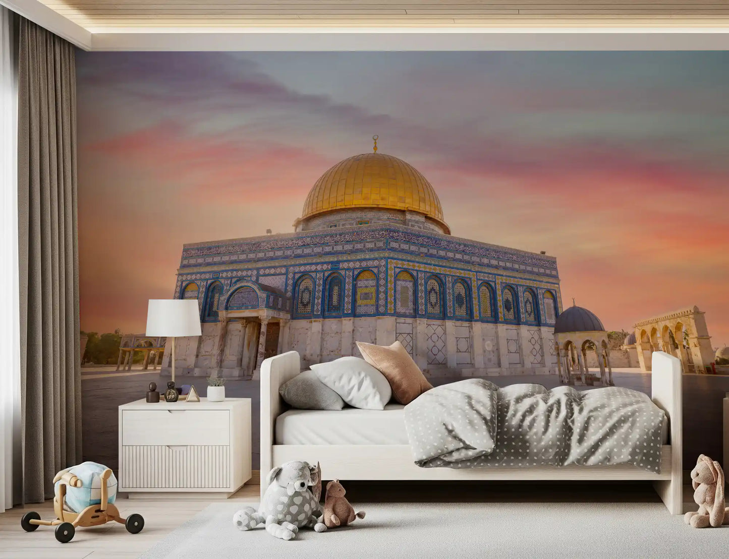 Ora de Aur din Ierusalim: Tablou mural Domul Stâncii