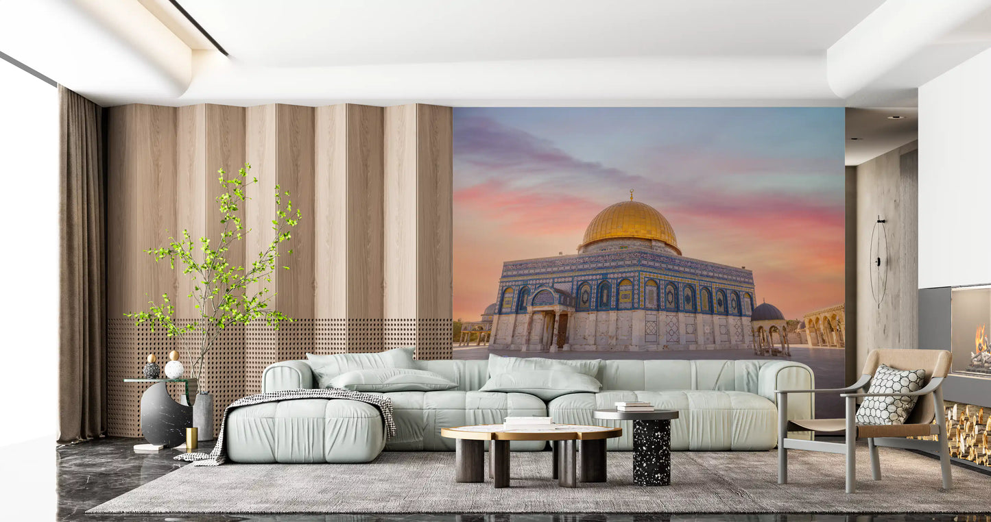 Ora de Aur din Ierusalim: Tablou mural Domul Stâncii