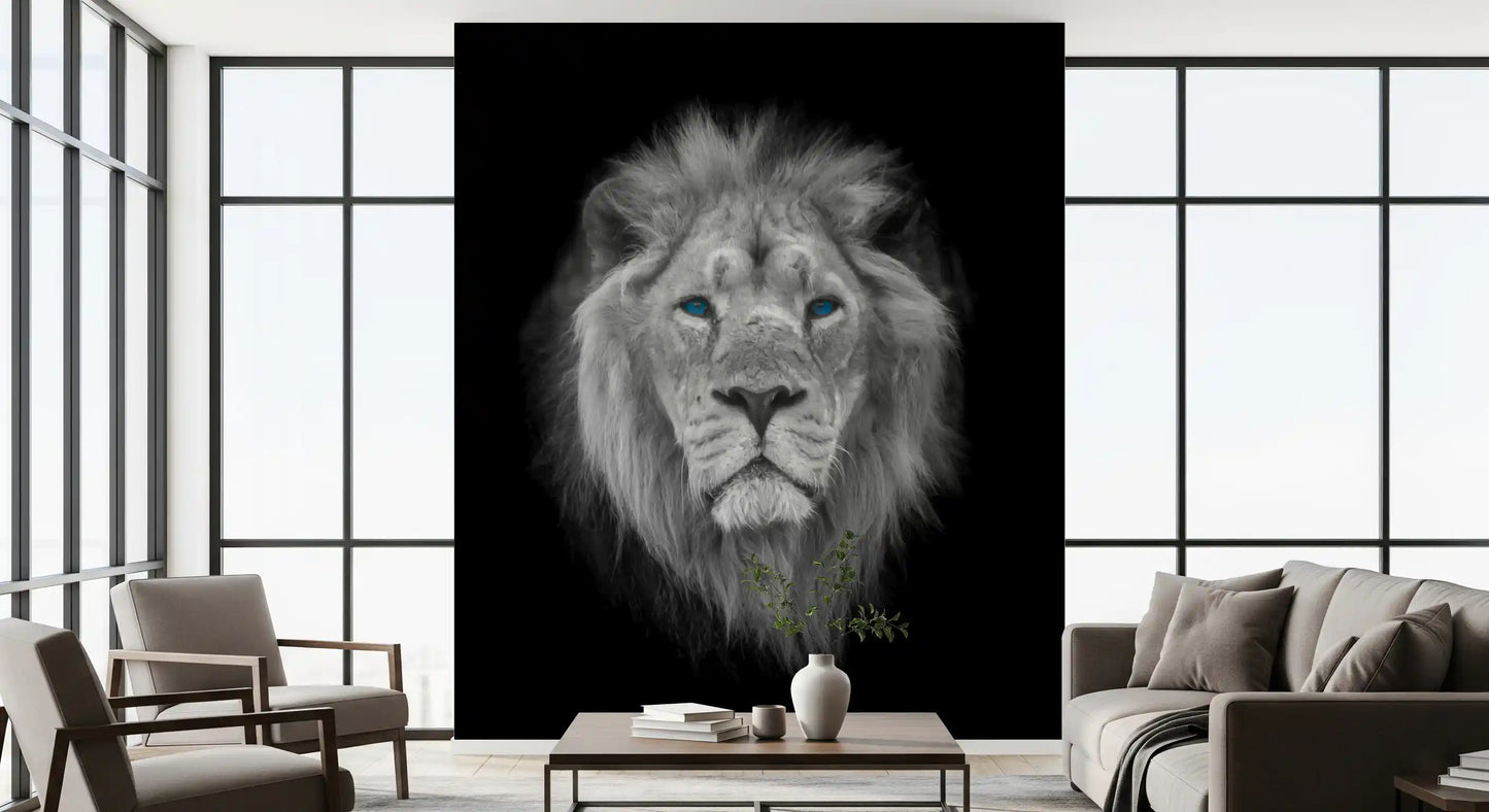 Pictură murală Azure Eye King pentru perete