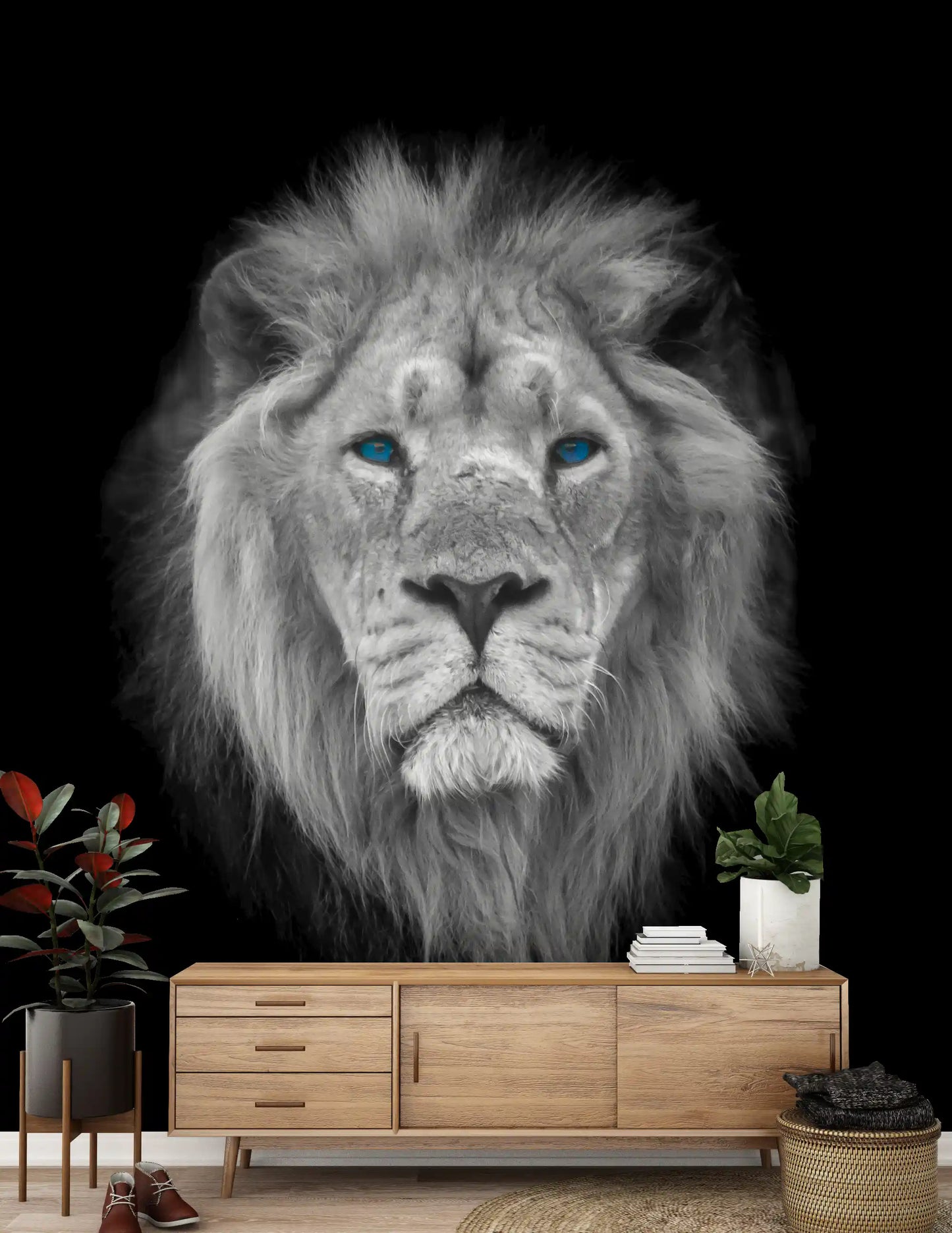 Pictură murală Azure Eye King pentru perete