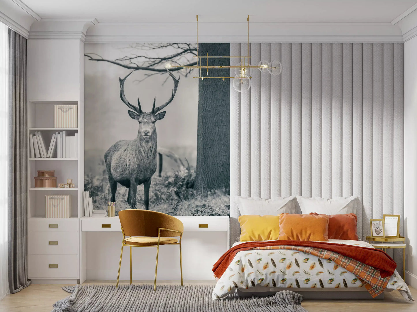 Waldwächter Wandbild